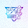 完美世界电竞学校官方logo，蓝色电竞盾牌与星星图案